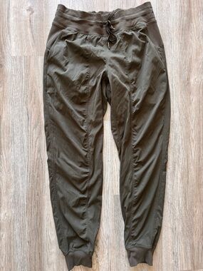 Lululemon dance studio jogger pants in deep green